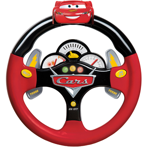 Disney Pixar Cars 2 Steering Wheel Game with Lights and Sounds eBay