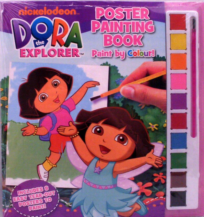 Dora the Explorer: Poster Painting Book | eBay