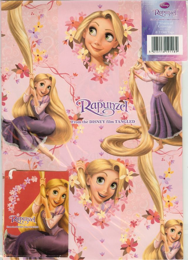 Disney Tangled(Rapunzel): Gift Wrap and Gift Tags | eBay