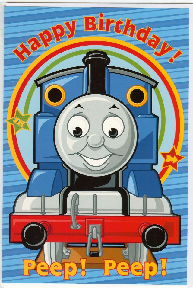 Thomas and Friends "Happy Birthday" Greatings Card eBay